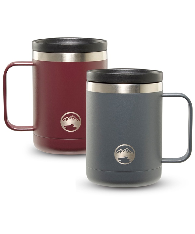 Ensemble de camping bouteille de vin et gobelets, paquet de 2, WindRiver Front_Flat