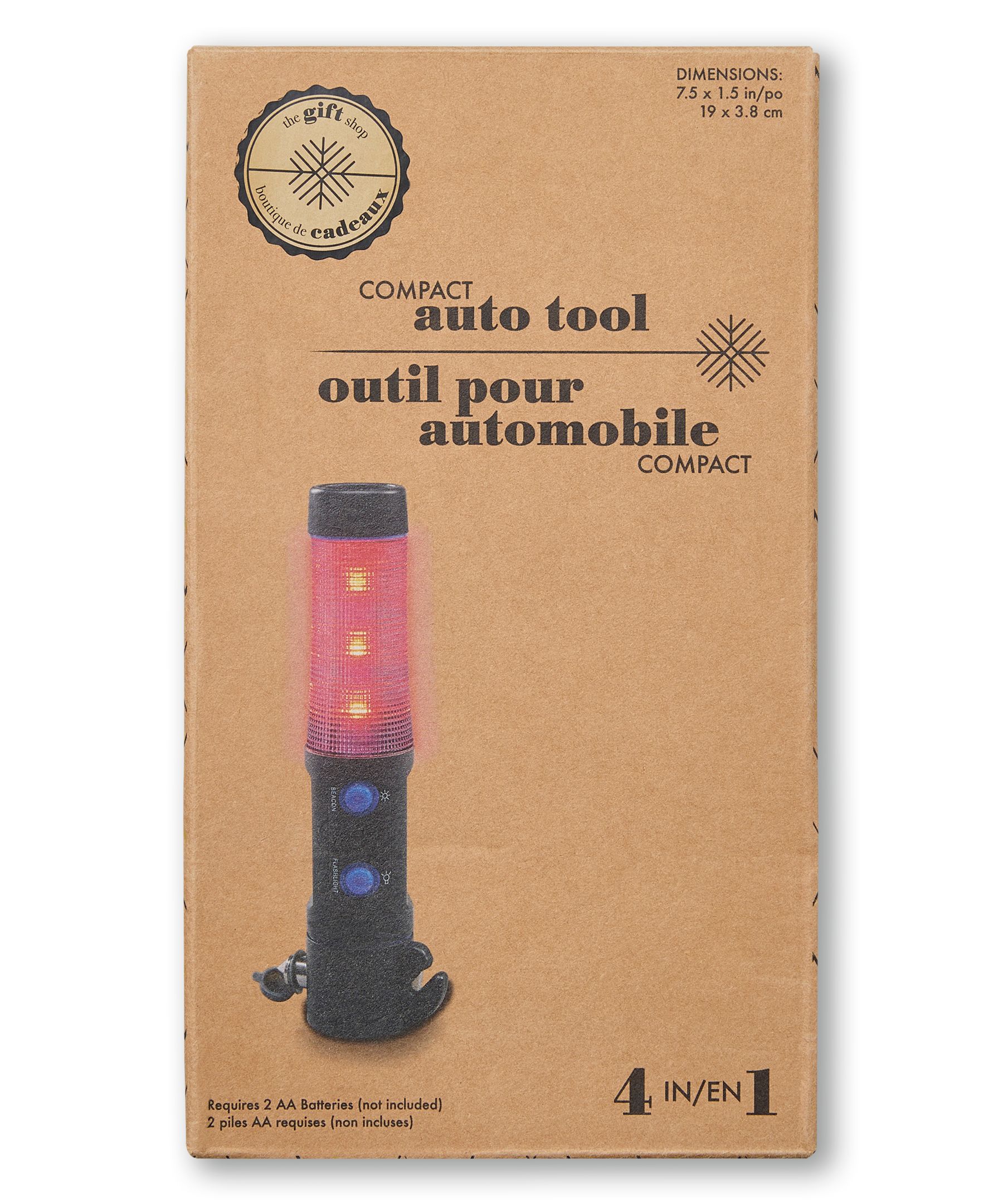 The Gift Shop Auto Emergency Tool Front_Flat