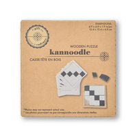 Casse-tête Kannoodle en bois, Vendor Labels Front_Flat