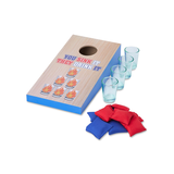 The Gift Shop Mini Cornhole Game Set Front_Angled_Left