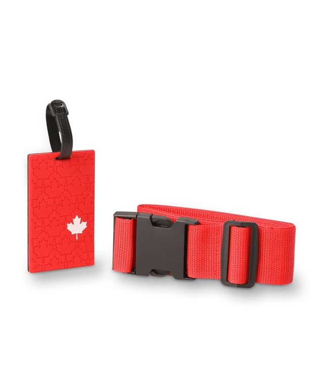 Canada Luggage Strap and ID Tag Set