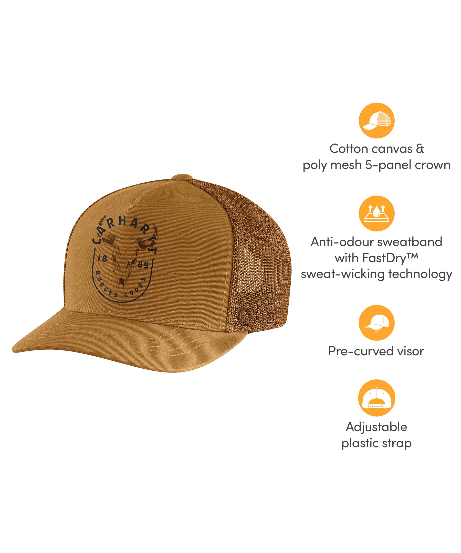 Carhartt Unisex Canvas Skull Graphic Cap