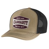 Carhartt Men's Canvas Mesh Back Patch Cap Front_Angled_Left