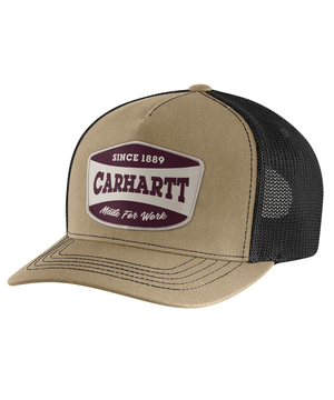 Carhartt Men's Canvas Mesh Back Patch Cap