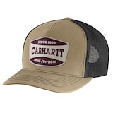 Casquette en toile avec écusson et arrière en filet pour hommes, Carhartt Front_Angled_Left