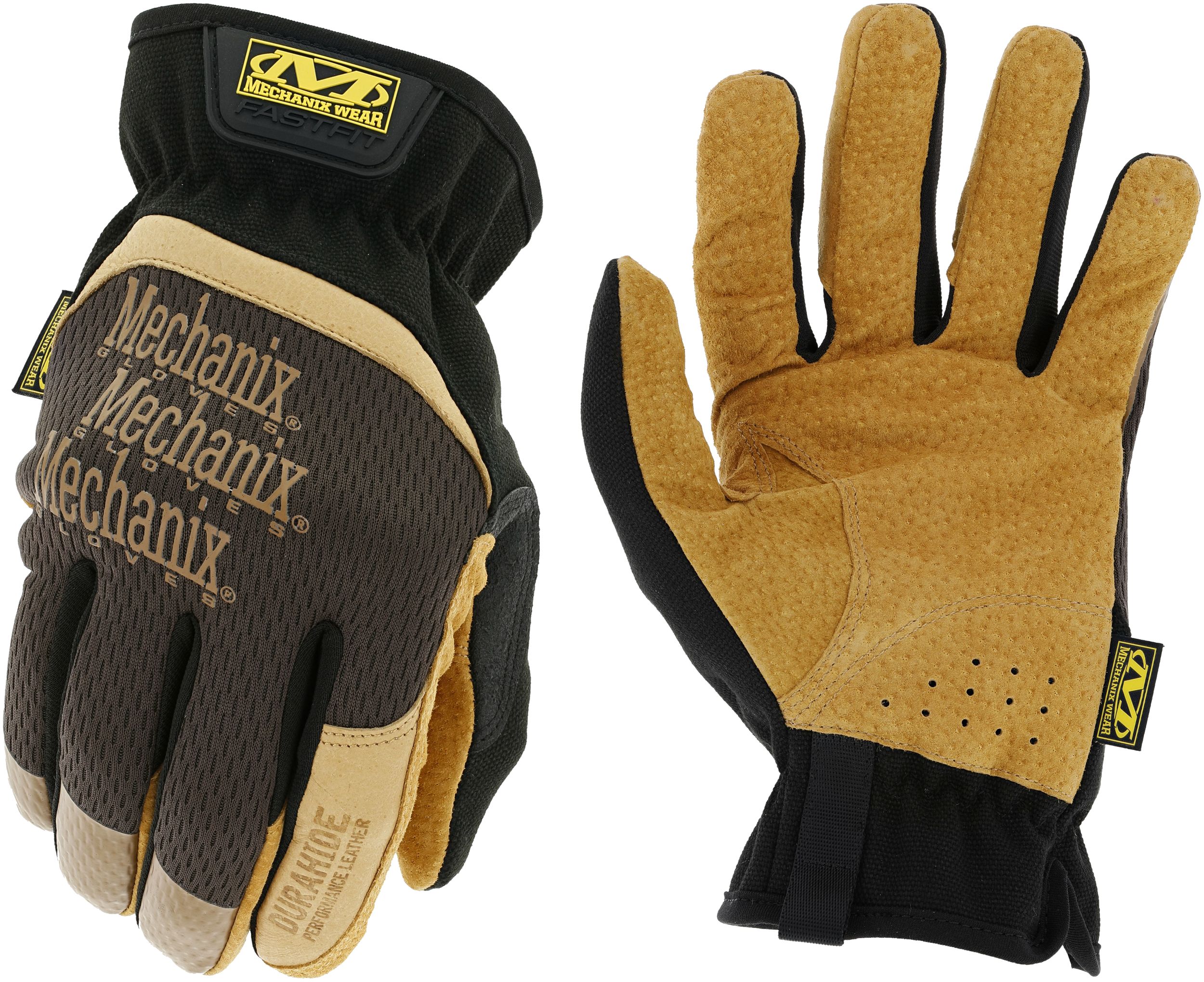 Gants en cuir Durahide pour hommes, Fastfit, Mechanix