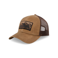 Casquette de baseball avec arrière en filet et appliqué pour hommes, WindRiver Front_Angled_Left