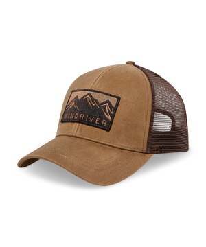Casquette de baseball avec arrière en filet et appliqué pour hommes, WindRiver