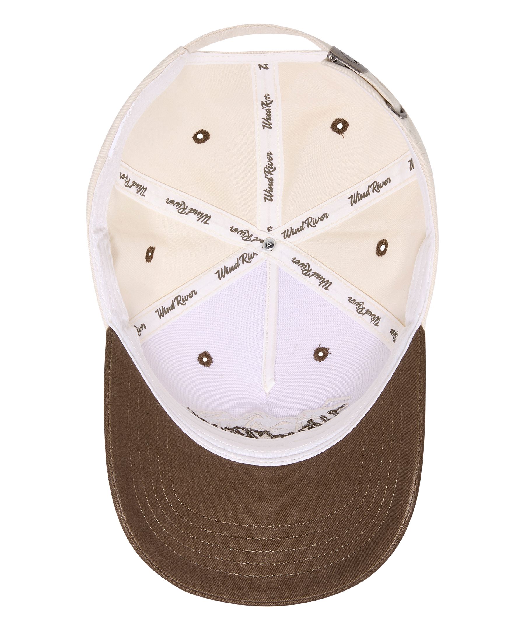 Casquette de baseball à écusson en lettres cursives, WindRiver