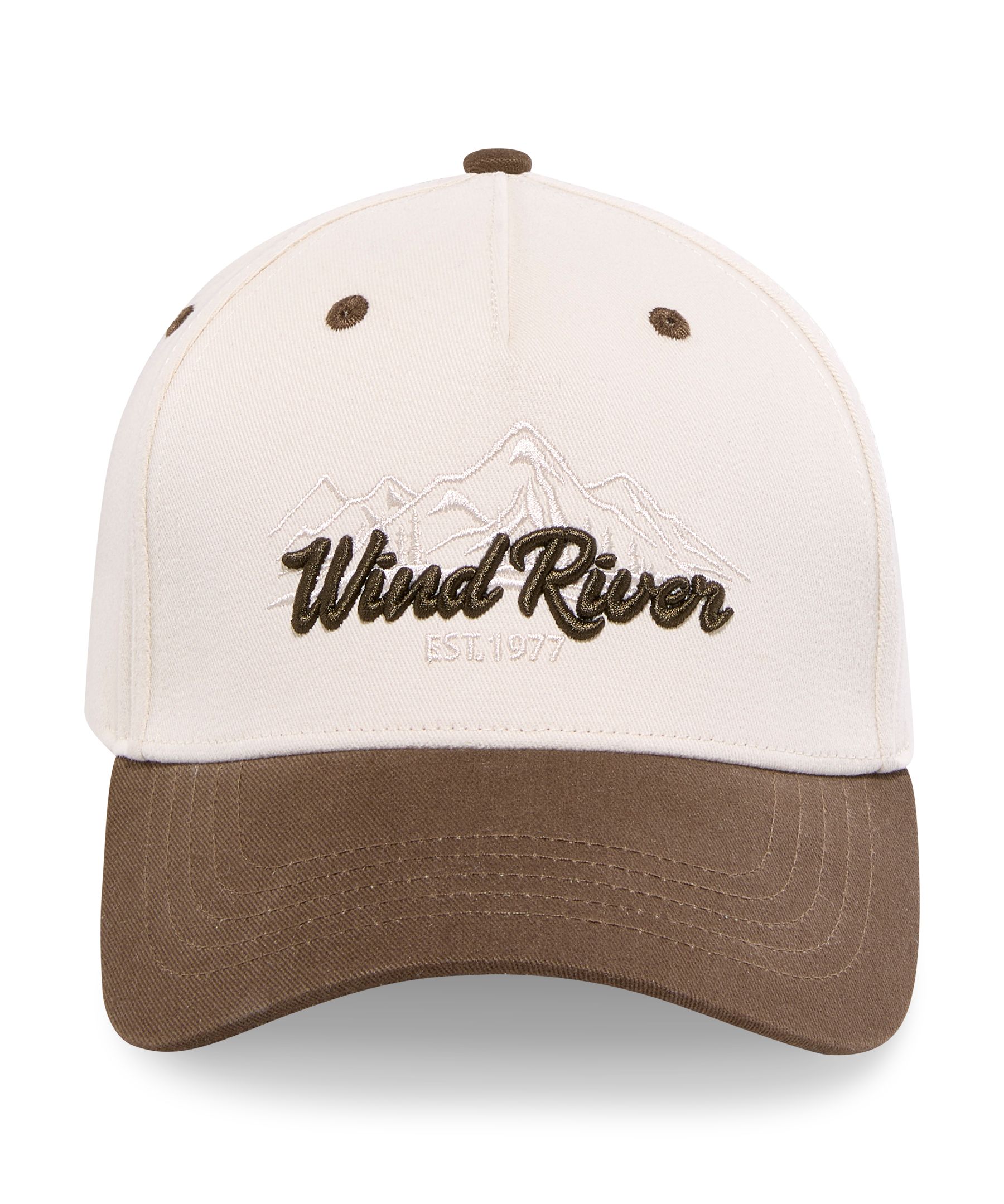 Casquette de baseball à écusson en lettres cursives, WindRiver