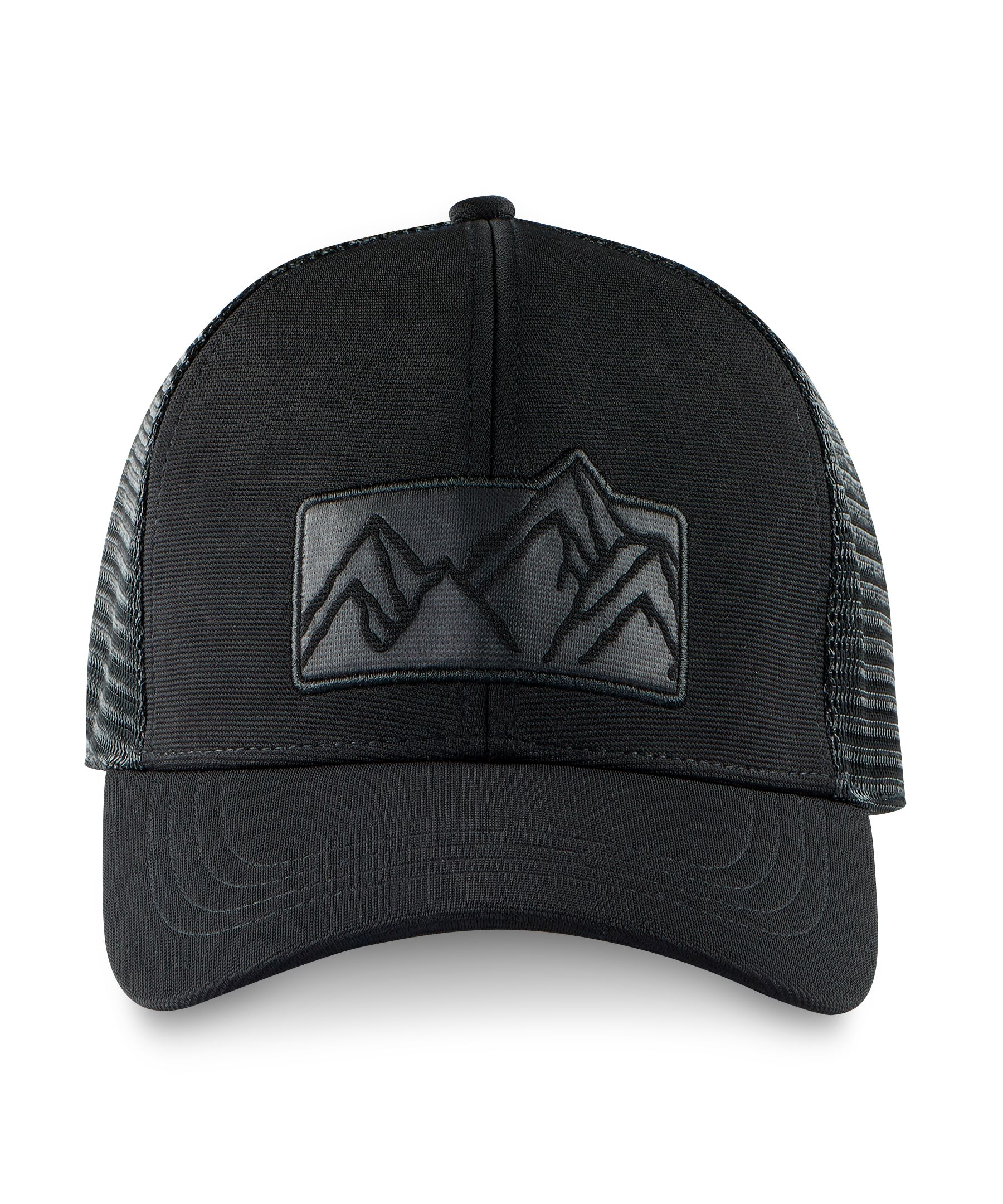Casquette de baseball avec arrière en filet et appliqué en relief pour hommes, WindRiver