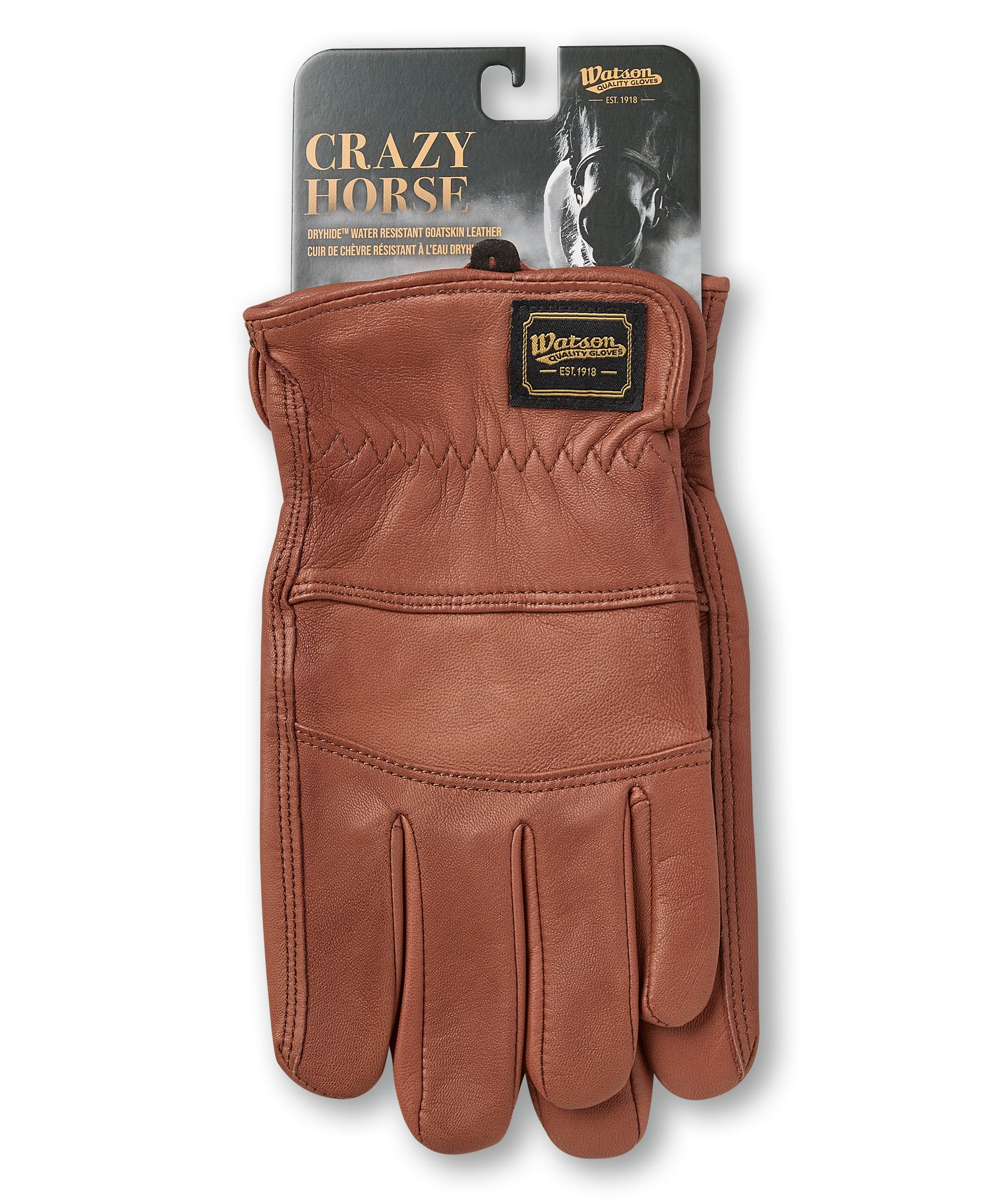 Gants de conduite en jacquard pour hommes, Crazy Horse Grain, Watson Gloves