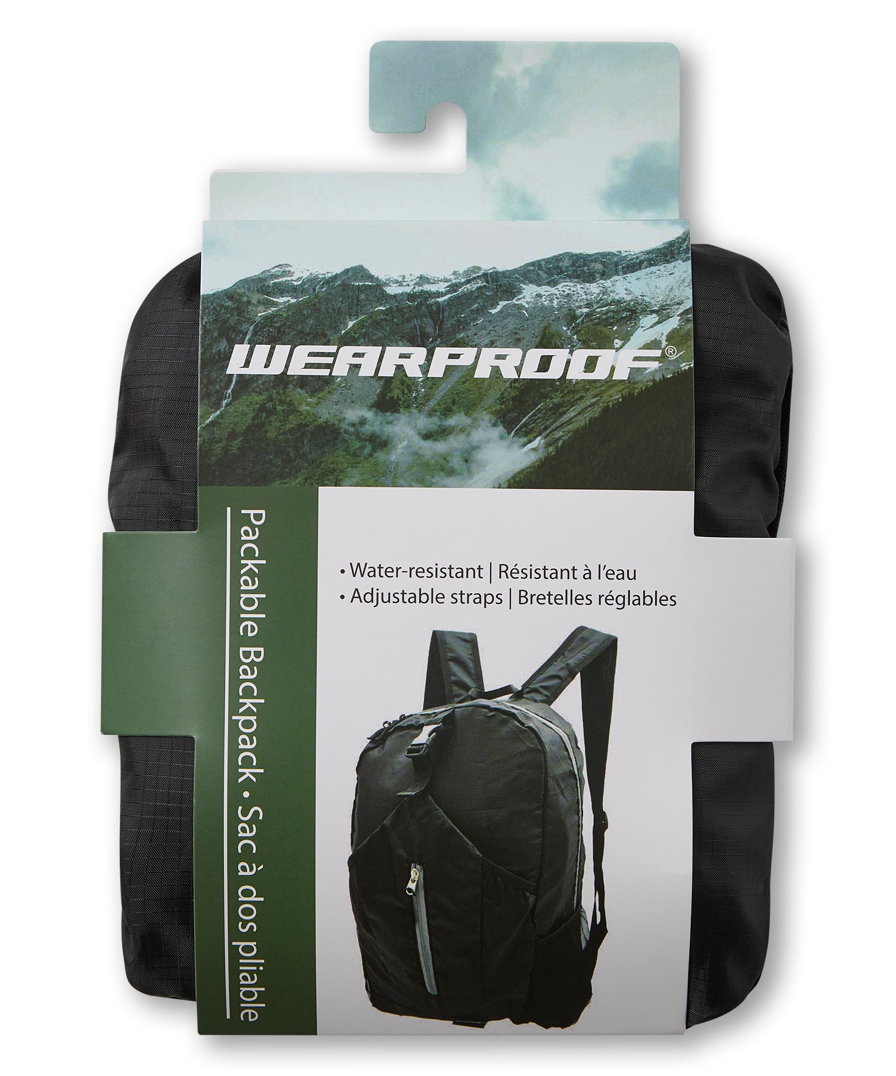 Sac à dos compressible pour hommes, Wearproof, Vendor Labels