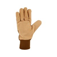 Gants en suède synthétique avec poignets en tricot pour femmes, Carhartt Front_Flat