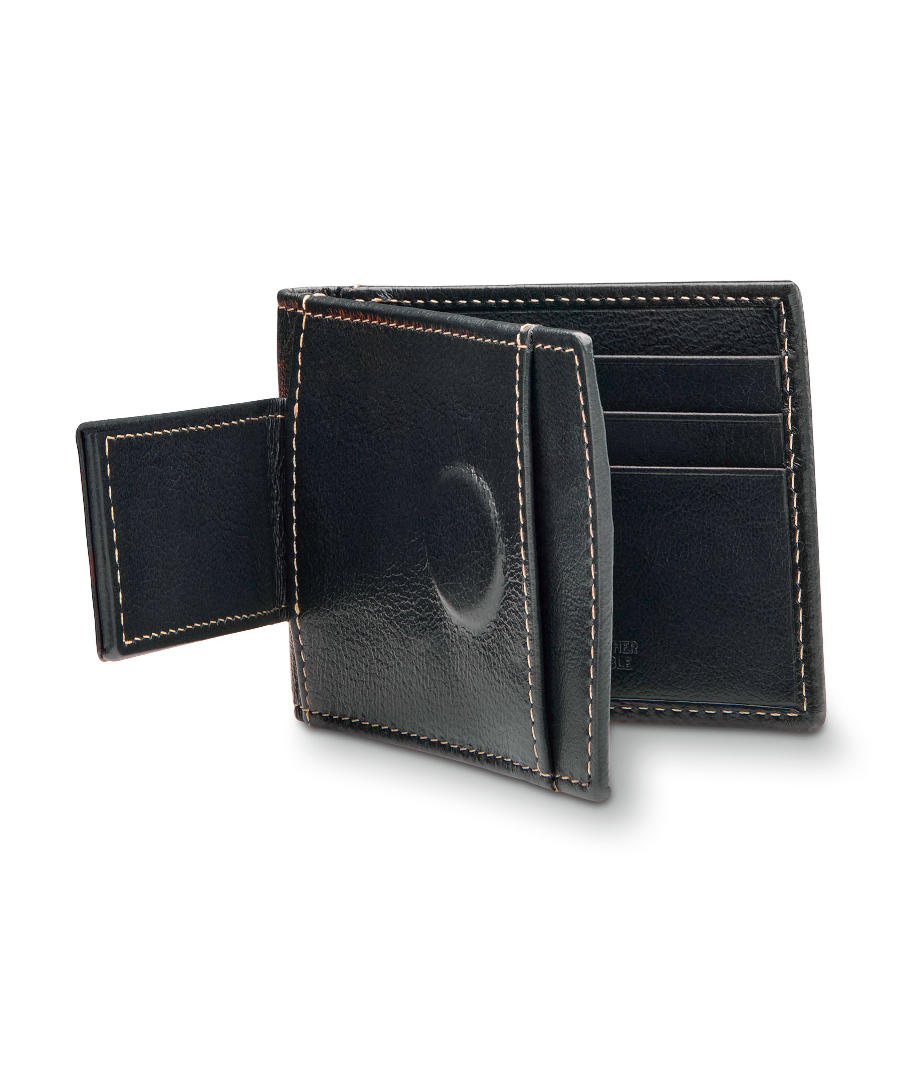 Dakota Magnetic Clip Wallet Front_Angled_Right