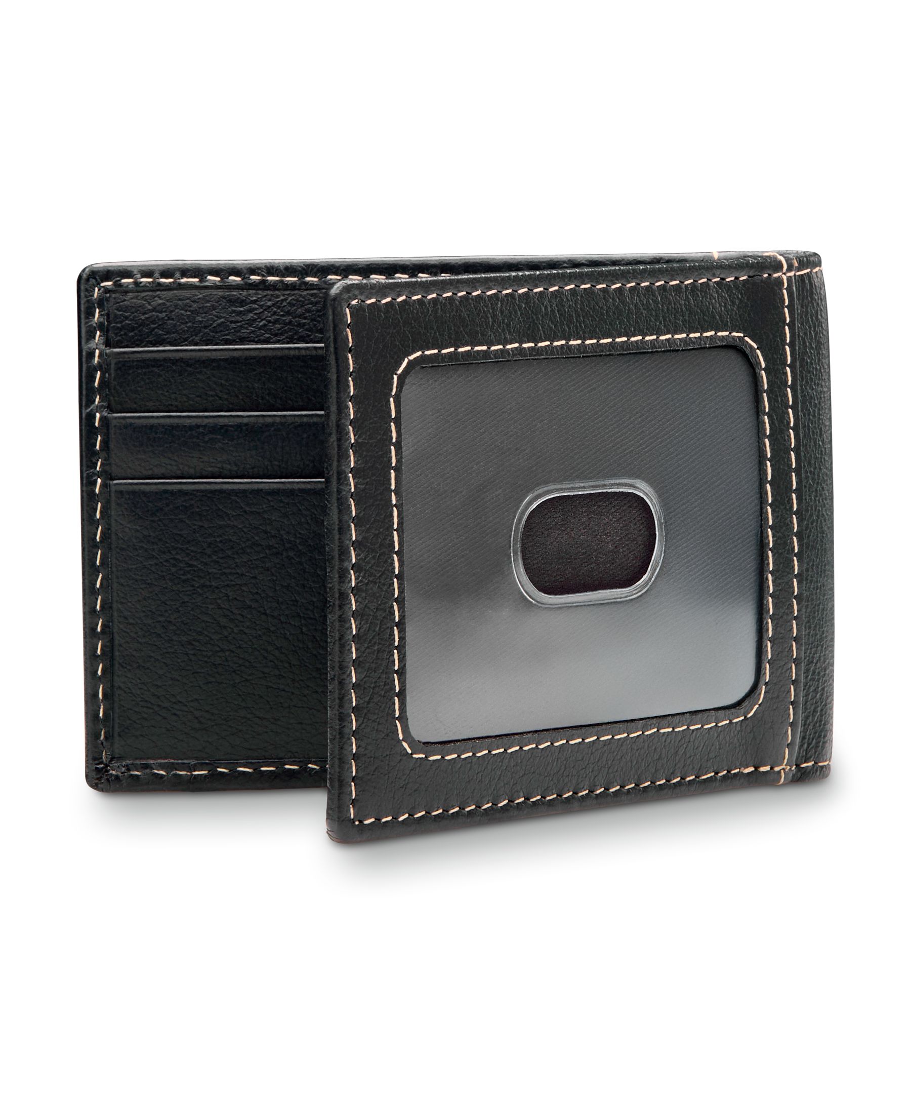 Dakota Magnetic Clip Wallet Front_Angled_Left