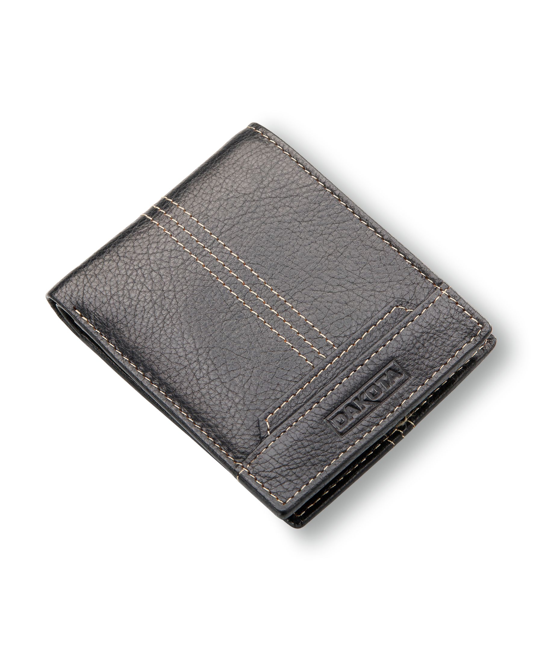 Portefeuille à deux volets à compartiment amovible pour cartes d’identité, Dakota Front_Flat