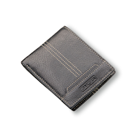 Portefeuille à deux volets à compartiment amovible pour cartes d’identité, Dakota Front_Flat