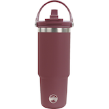 Bouteille de 30&nbsp;oz à paille rabattable en acier inoxydable, WindRiver Front_Flat