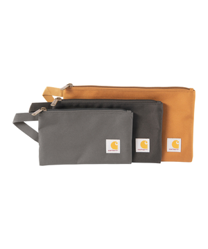 Paquet de trois pochettes à fermeture à glissière pour hommes, Carhartt