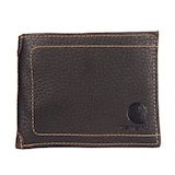 Portefeuille à rabat intérieur en cuir galet pour hommes, Carhartt Front_Flat