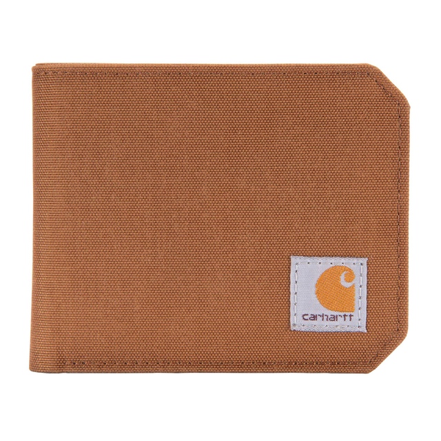 Portefeuille à deux volets pour hommes, Carhartt Front_Flat