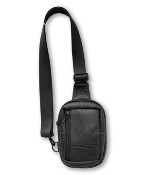 Sac compact classique gravé en creux à longue courroie pour hommes, Buffalo