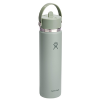 Bouteille à goulot large et bouchon avec paille rétractable, 24&nbsp;oz, Hydro Flask