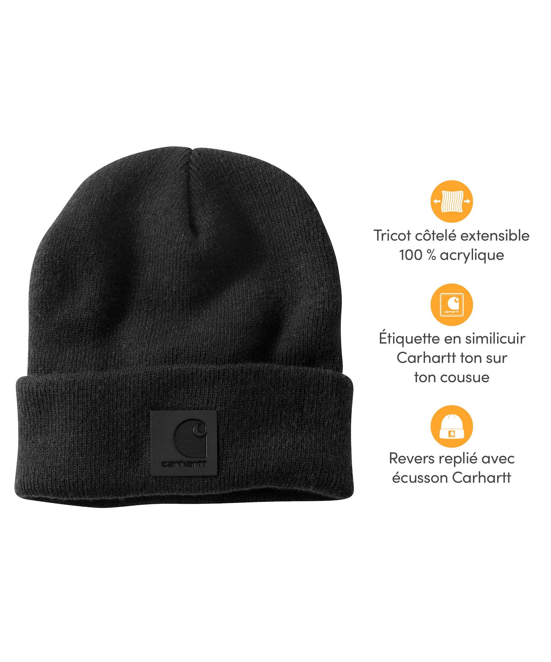 Bonnet de travail en tricot acrylique pour hommes, Carhartt