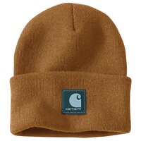 Bonnet en tricot avec écusson on caoutchouc pour hommes, Carhartt