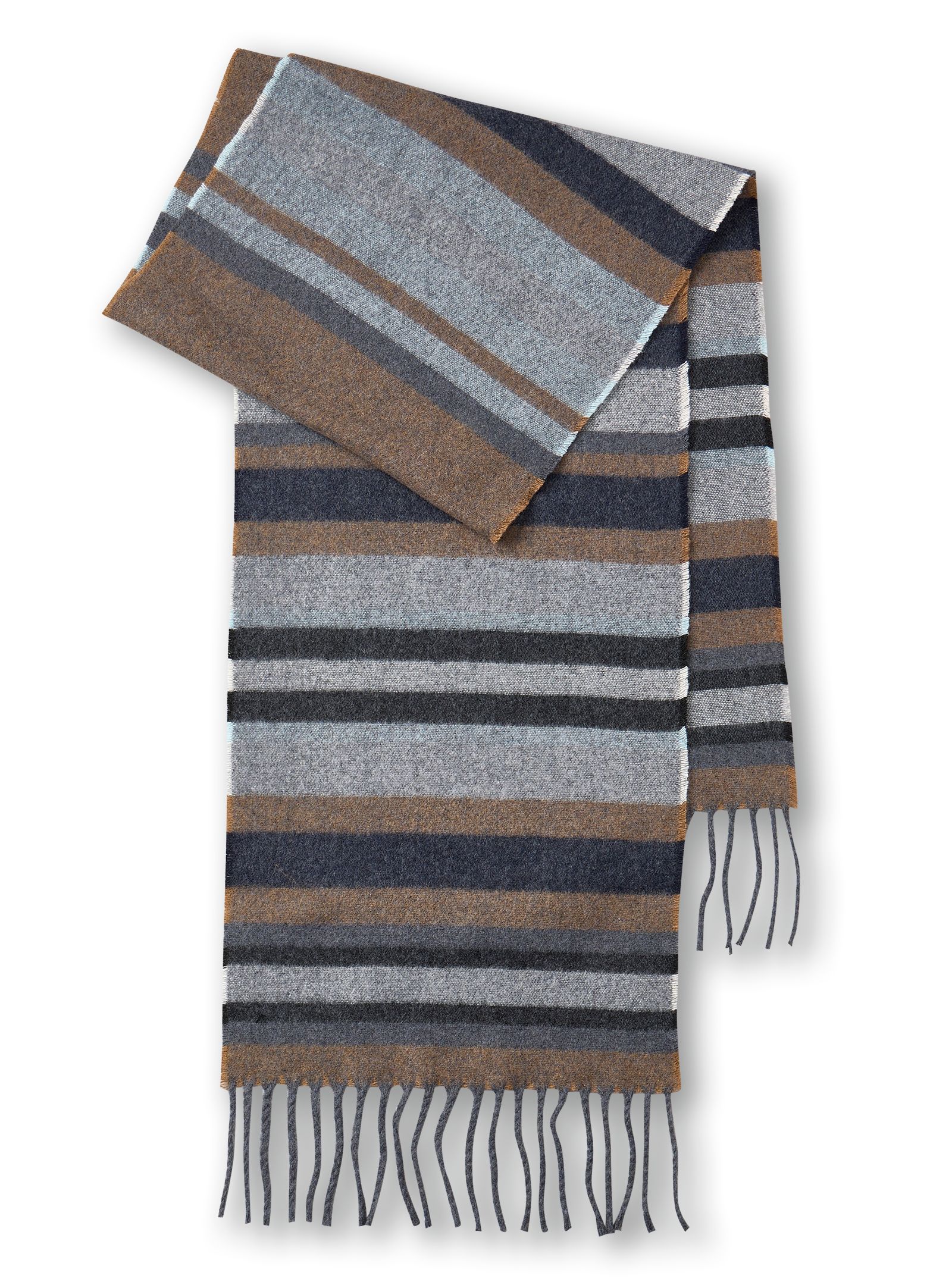 WindRiver Men's Wool Stripe Scarf Composite_or_Mixed