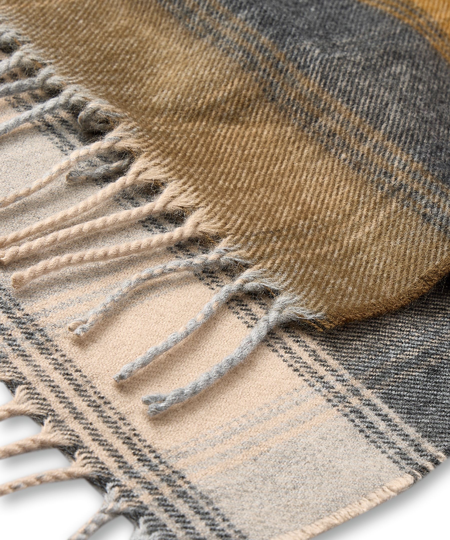 WindRiver Men's Acrylic Woven Scarf CloseUp