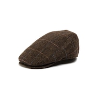 Denver Hayes Men's Wool Tweed Flat Cap