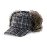WindRiver Wool Blend Ball Cap With Ear Flaps Front_Angled_Left