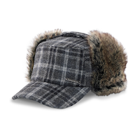 Casquette de baseball en mélange de laine avec oreillettes, WindRiver