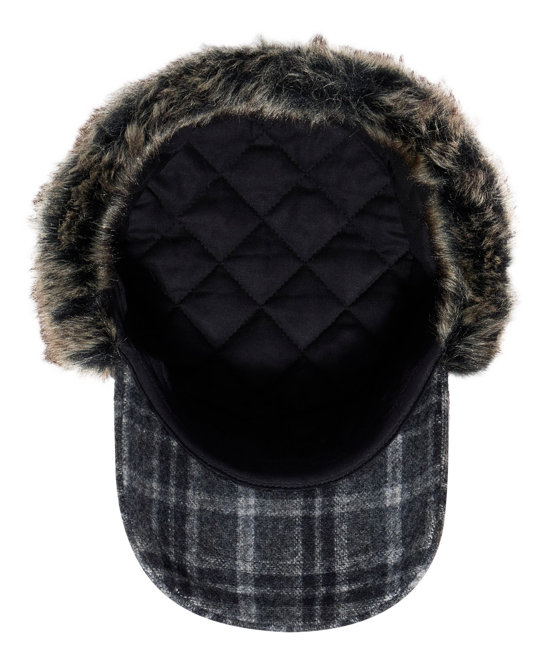 WindRiver Wool Blend Ball Cap With Ear Flaps