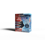 Copper Compression Freeze Ankle Sleeve Front_Angled_Left