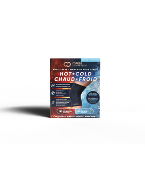 Manchon froid pour genou pour hommes, Culture Clash, Copper Compression