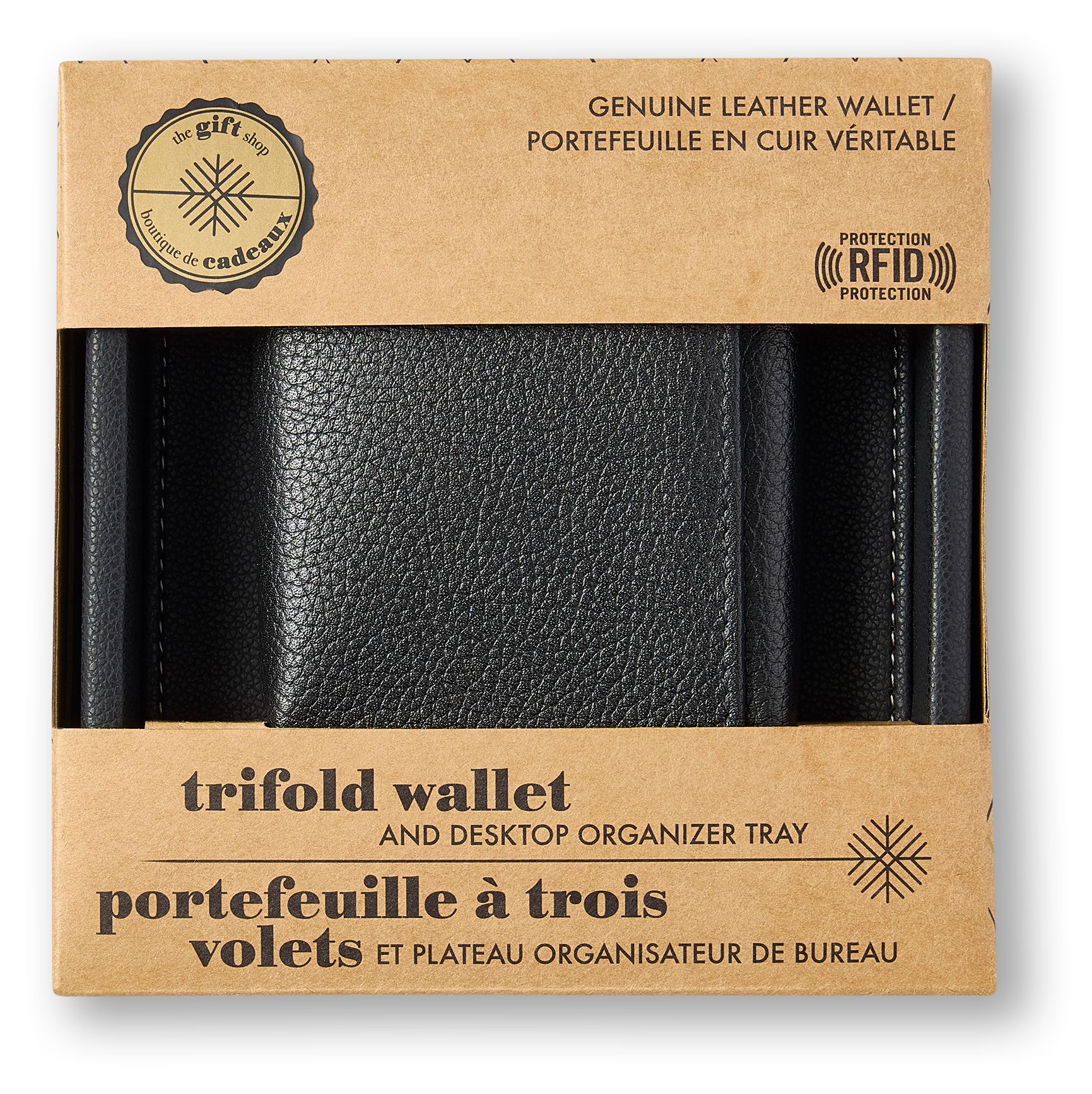 The Gift Shop Men's Wallet and Tray Set