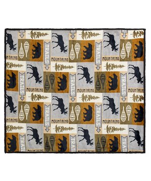 WindRiver Heritage Trails Printed Sherpa Blanket