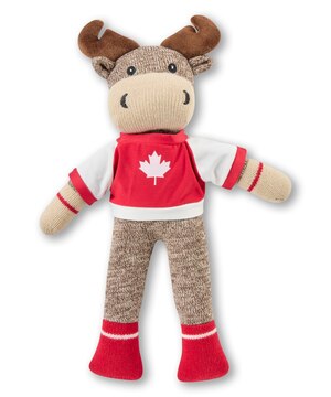 Animal en peluche «&nbsp;Mark theSock Moose&nbsp;», Bon départ, WindRiver