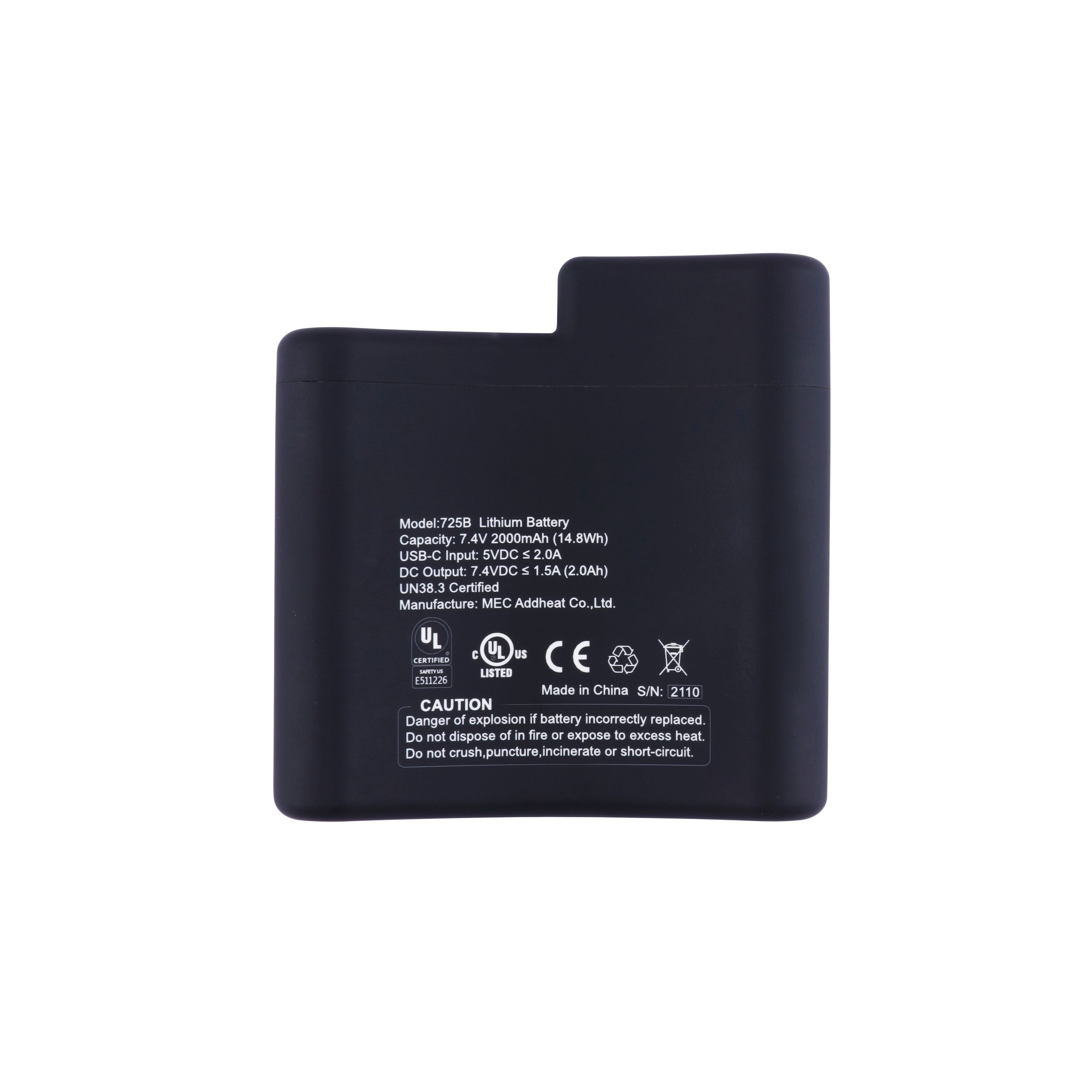 Thermalectric Boot Replacement Battery 2-pk Back_Flat