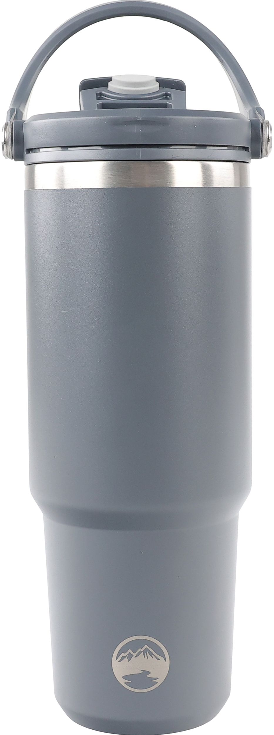 Bouteille de 30&nbsp;oz en acier inoxydable avec paille rabattable, WindRiver