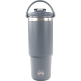 Bouteille de 30&nbsp;oz en acier inoxydable avec paille rabattable, WindRiver Front_Flat