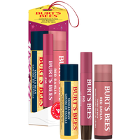 Ensemble cadeau baume à lèvres et brillant à lèvres, Burt’s Bees, paquet de 3