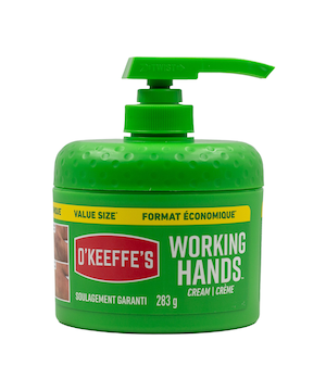 Crème pour les mains avec pompe, Working Hands, O’Keeffe’s