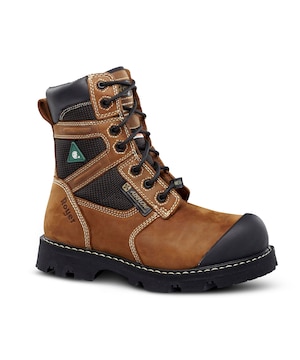 Bottes de travail de 8 pouces à protection en composite sans métal pour hommes, L.P. Royer