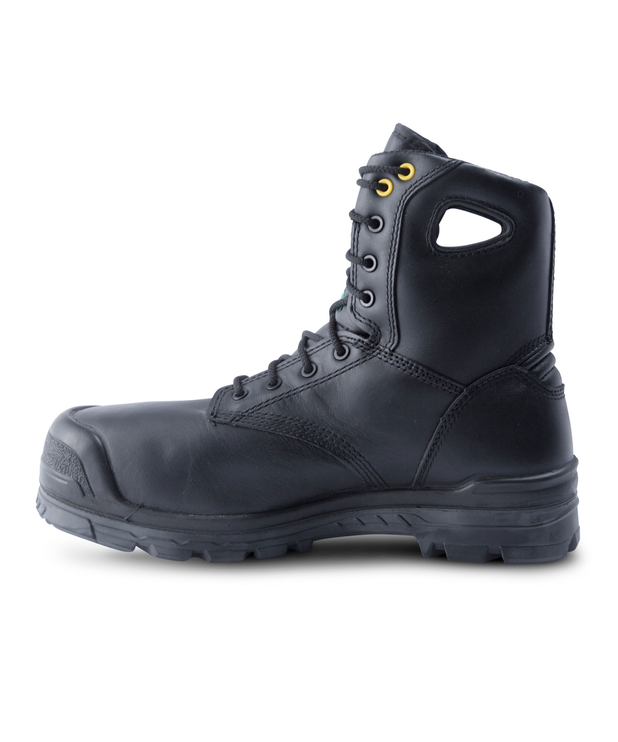 Terra Men s 8 Inch Paladin Water Repellent Internal Metguard Work Boots Black Marks