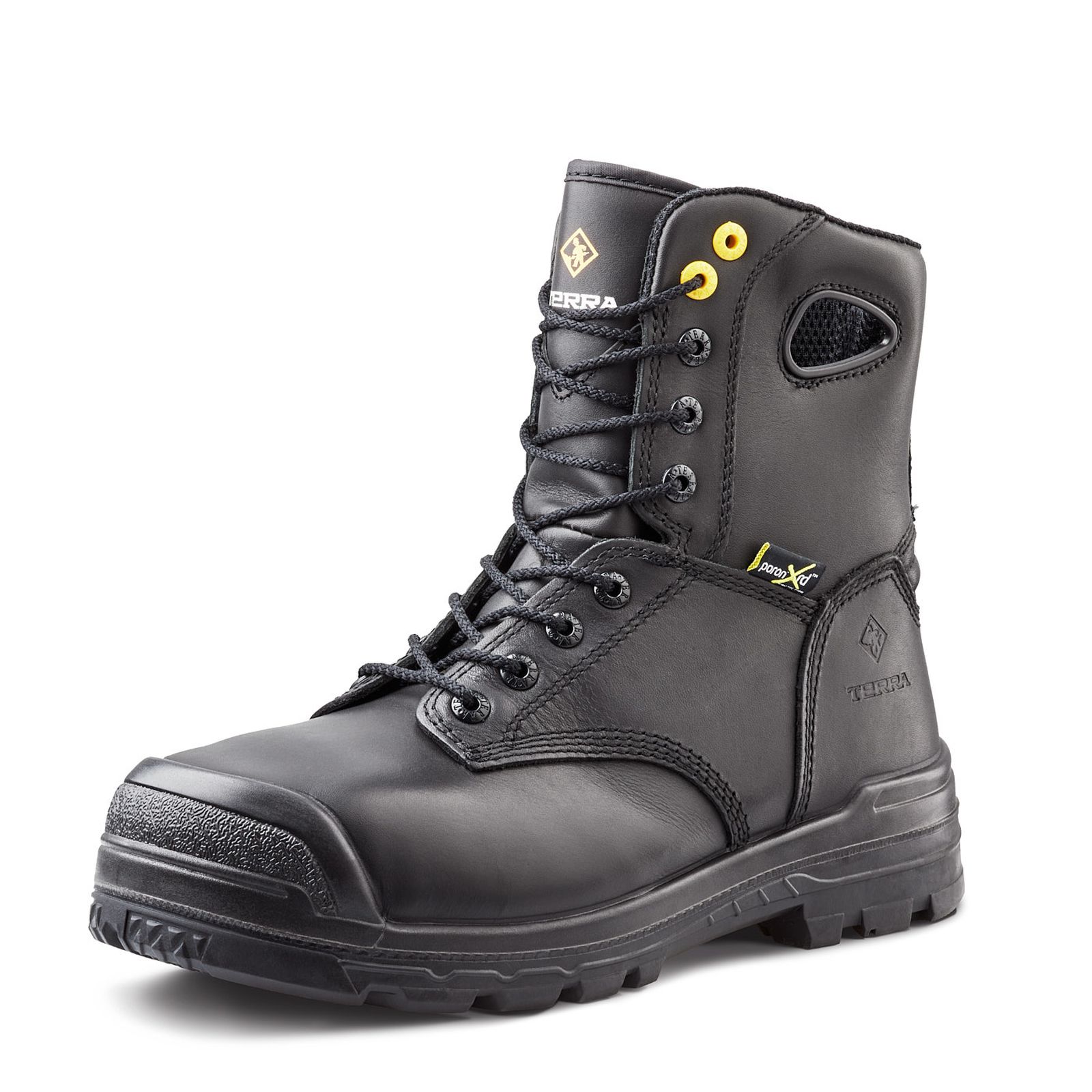 Terra Men's 8 Inch Paladin Water Repellent Internal Metguard Work Boots