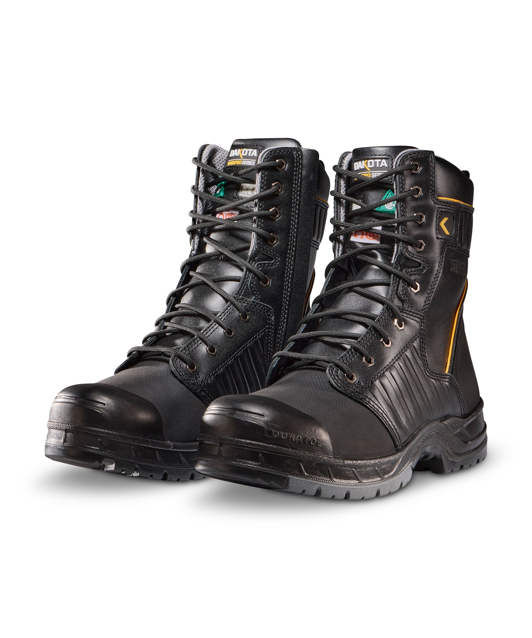 Dakota WorkPro Series Men's 8 Inch Quad Steel Toe Composite Plate Internal Metguard Work Boots